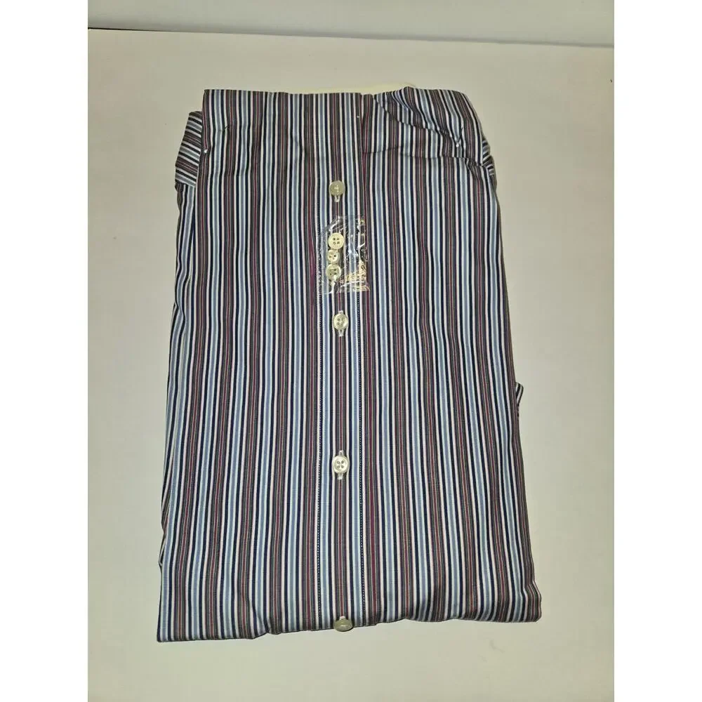 NEW Polo Ralph Lauren Mens Striped Classic Fit Dress Shirt Size 16 1/2 35
